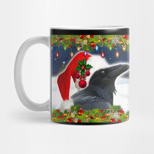 MUG DESIGN CHRISTMAS RAVEN FUN!:) by SquishyTees Galore!